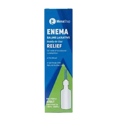 Enema Saline Laxative Ready-To-Use for Adults 100ml _ MenaStep