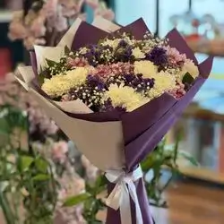 Purple & White Bouquet