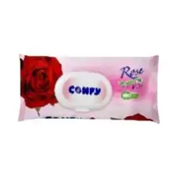 Confy Wet Wipes Rose X100