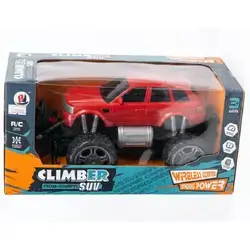 Climber SUV Remote Control Off-Road Car (1:18 Scale, Red)