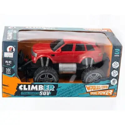 Climber SUV Remote Control Off-Road Car (1:18 Scale, Red)