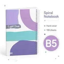 Hardcover Spiral Notebook – B5 | 100 Sheets