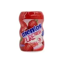 Mentos Pure Fresh Strawberry Flavor Chewing Gum 10 Pieces