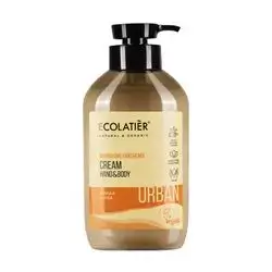 ECOLATIER MARULA & SHEA NOURISHING PANTHENOL CREAM FOR HAND & BODY - 400 ML