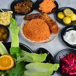 Fried Fish With Red Rice