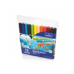 dolphin 12 colors washable marker