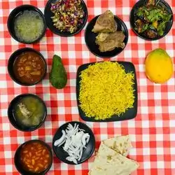 Biryani And Lamb Meat Qozi