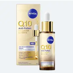 NIVEA Q10 Anti-Wrinkle Collagen Expert 3-in-1 Regenerating Serum, 30 ml