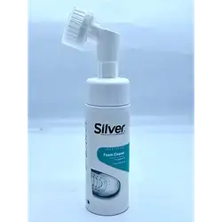 Silver Shoe Cleaning Foam with Brush 150 ml