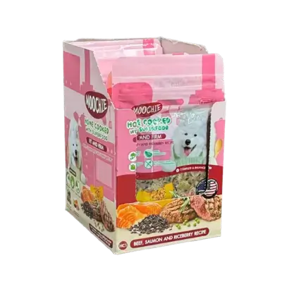 Moochie – Fit & Firm – Beef, Salmon & Riceberry Recipe (6+1gift)