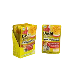 Inaba - Dashi Delights - Silky Broth Chicken with Tuna & Salmon 6 pieces+1gift