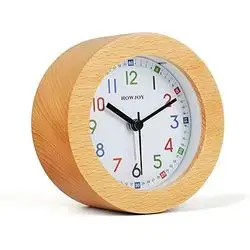 Wooden Alarm Clock for Kids