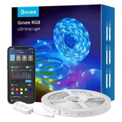 شريط إضاءة LED من نوع Govee RGBIC H6127 بطول 5 أمتار