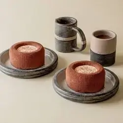 Two Mini Onda Cake with Two Shot of Chocolate - Milk