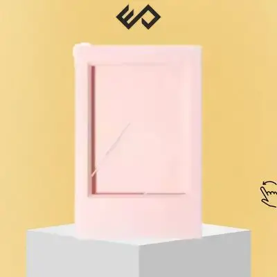 Colorful Instax Mini Vertical Desktop Photo Frames - Pink