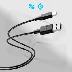 Powerology USBA to USB-C TPE Jacket OverMolded Cable 2 Meter - Black