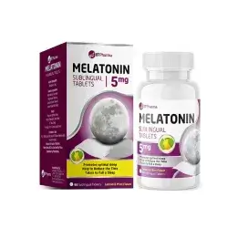 melatonin 5mg Lemon Flavor 30 sublingual tablets Bt pharma
