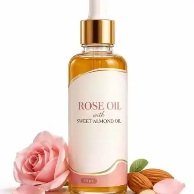 Rose Oil With Sweet Almond Oil