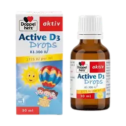 Active D3 83.300IU Drops 30ml _ Doppel herz