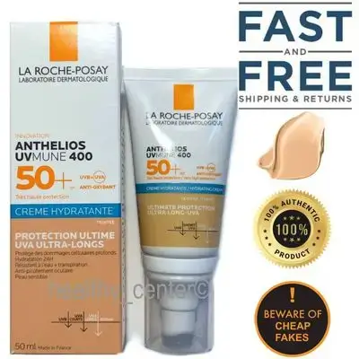 La Roche-Posay Anthelios UVMUNE 400 Creme Hydratante SPF50+ (Tinted) Protection UVA Ultra-longs