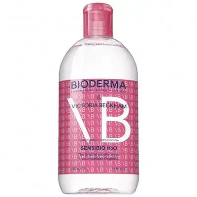 Bioderma & Victoria Beckham Limited Edition Sensibio H2O Micellar Water, 500ml//إصدار محدود من H2O من تصميم فيكتوريا بيكهام