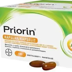 1 sheet priorin capsules original