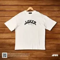 ESCOBAR T-SHIRT JOKER WHY SO SERIOUS WHITE SMALL