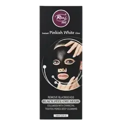 Instant Pinkish White Glow Remove Blackheads Black-Peel Off Mask 100ml _ Rivaj