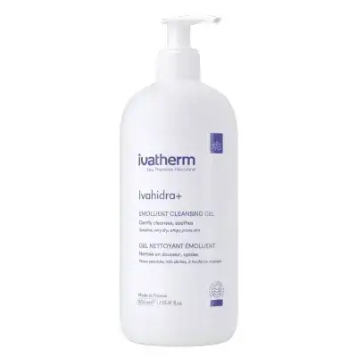 Ivatherm Ivahidra+ Emollient Cleansing Gel \500ml غسول جسم للبشرة الجافة الحساسة جدًا