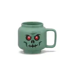 40460808 LEGO Small Ceramic Mug (Green Skeleton Face)