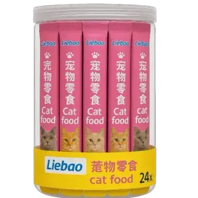 Liebao Lickable Cat Treat Chicken Flavor 15gx24