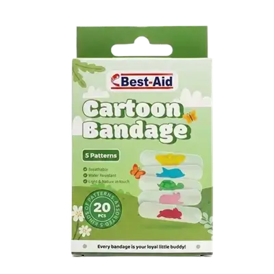 Cartoon Bandage 20Pcs _ Best-Aid