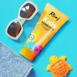 Rivaj Uk Kids Sunblock Spf 50+ Water & Sweat Resistant Tear Free Formula