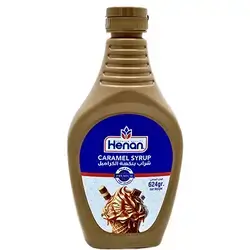 Henan Caramel Flavored Syrup 624 g