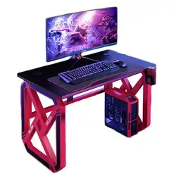 Gaming Table X-Shaped Ergonomic GT49 Red - 140cm