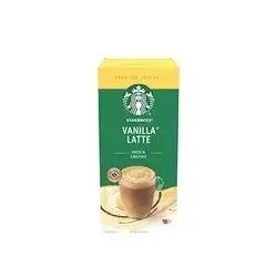 Starbucks Vanilla Latte Rich And Creamy 107.5 Gm 5 Pcs