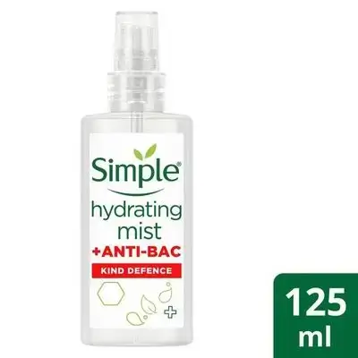 Simple Kind Defence +ANTI-BAC Antibacterial Cleansing Water - 400ml | سمبل منظف ماء ميسيلر المضاد للبكتيريا - 400 مل