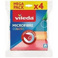 Vileda Microfibre Colors 4pcs