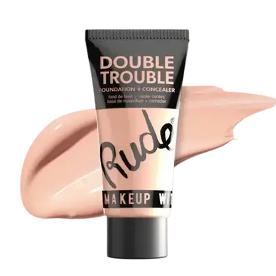 Rude Double Trouble Foundation + Concealer Natural 87936