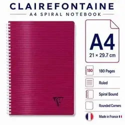 Notebook ,French ( A4) Size,180 pages.