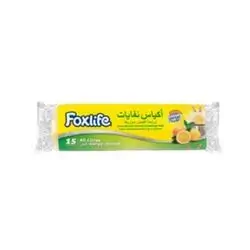 Fox Life scented garbage bags, 40 liters, 15 pieces, lemon