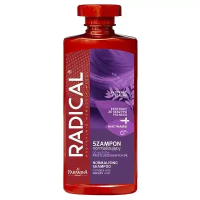 Radical normalising for oily and greasy hair shampoo (شامپۆ)