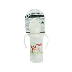 Baby Plus Feeding Bottle Silicone Nipple Medium Flow Bpa Free 290 Ml