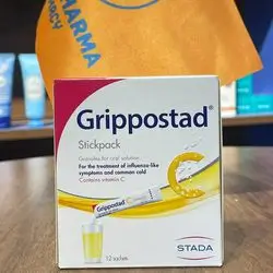 grippostad stickpack granules for oral solution for the treatment of influenza-like symptoms and common cold contain vitamin c 12sachets