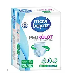 Mavi Beyaz Diapers Size Medium