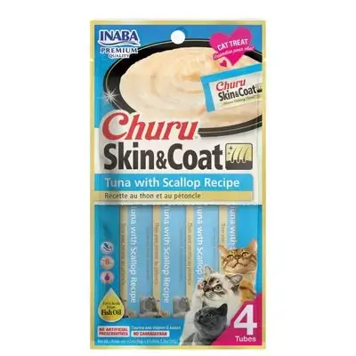 Churu Skin & Coat Tuna & Scallop