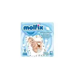 Molfix Baby Diapers Changing Mat 60*60 Cm 10 Pcs