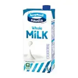 Saudia Whole Milk 1L