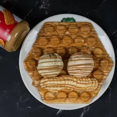 Bubble waffle lotus