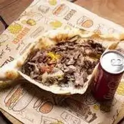 Iraqi Meat Shawarma Sandwich